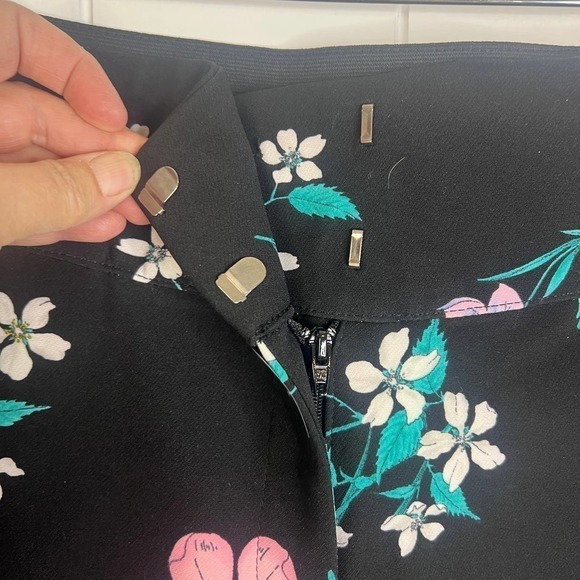 Lane Bryant The Allie Black Wide Leg Floral Flowy‎ Pants SZ 18 - Picture 3 of 7